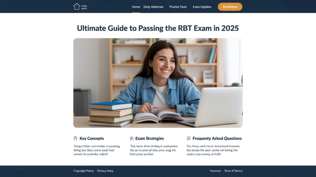 Passing the RBT Exam in 2025
